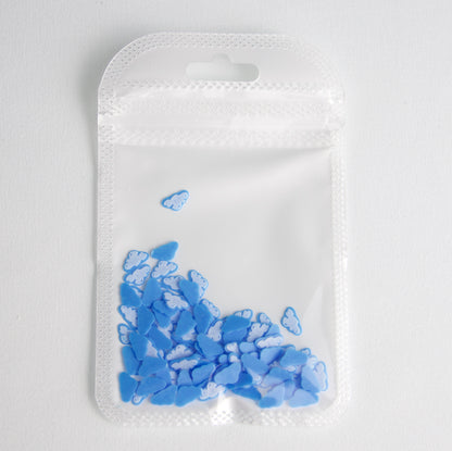 3D Wolken - PLA Dekorationselemente - 100 Stk