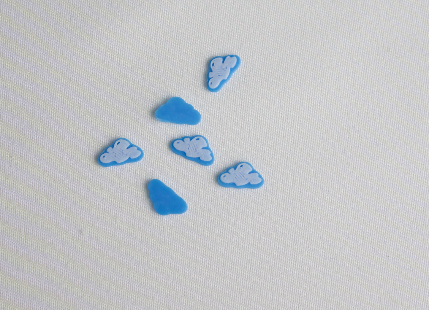 3D Wolken - PLA Dekorationselemente - 100 Stk