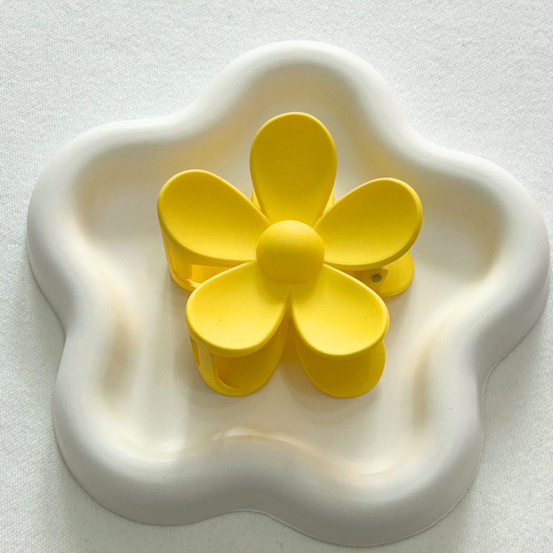 Blumen Haarklammer  - groß