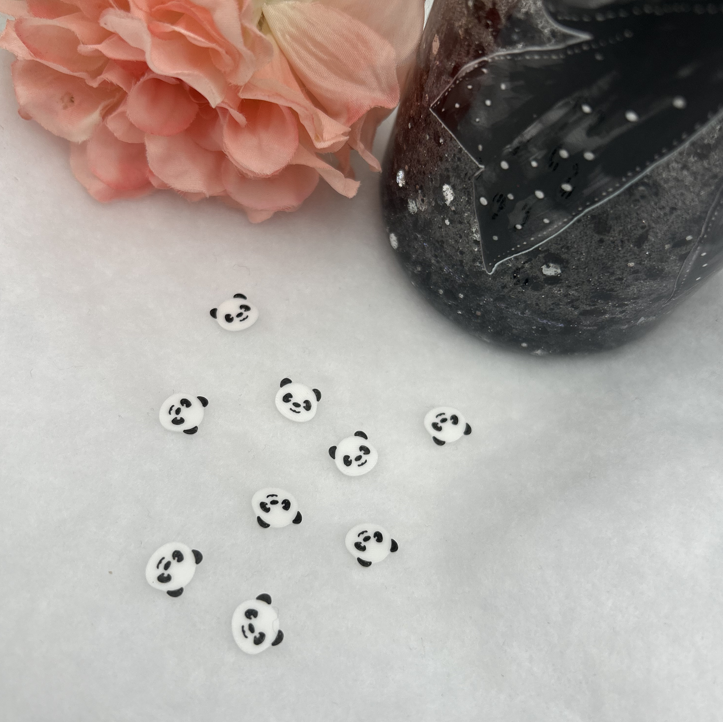 3D Pandas - PLA Dekorationselemente - 100 Stk