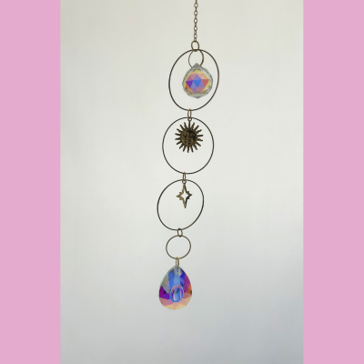 Sonnenfänger | Suncatcher | Kristall Hänge-Sonnenfänger | Prisma Kette