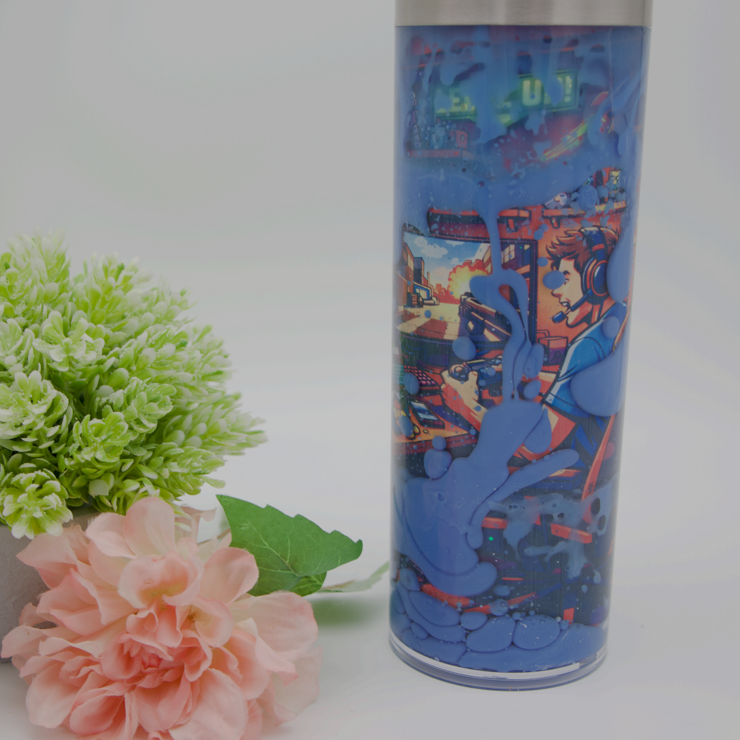 Gaming Lava Subli Tumbler - 20oz Edelstahl Thermo-Becher mit Doppelwand