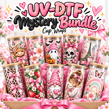 10 Stk UV-DTF Motive - Mystery Bundle