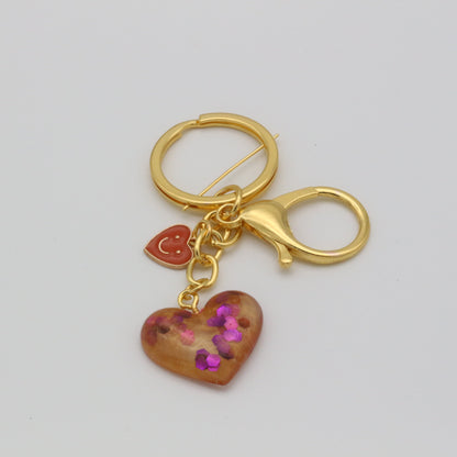 Herzanhänger mit Smiley Charm