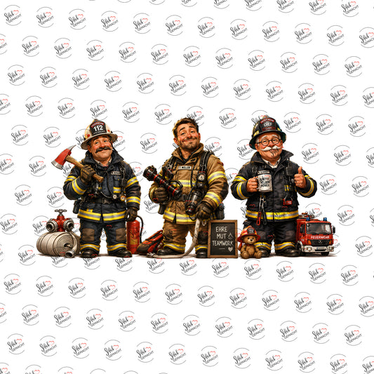 Feuerwehr-Trio