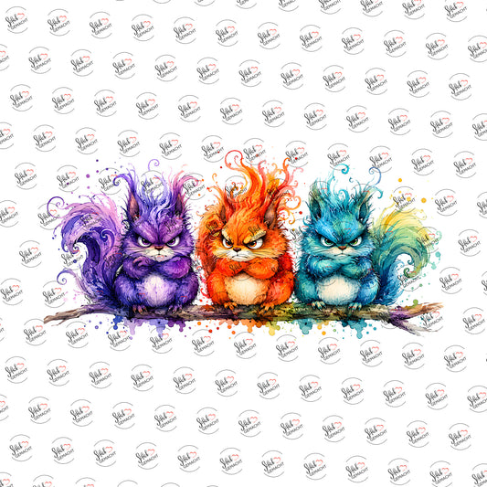 Grimmige Eichhörnchen