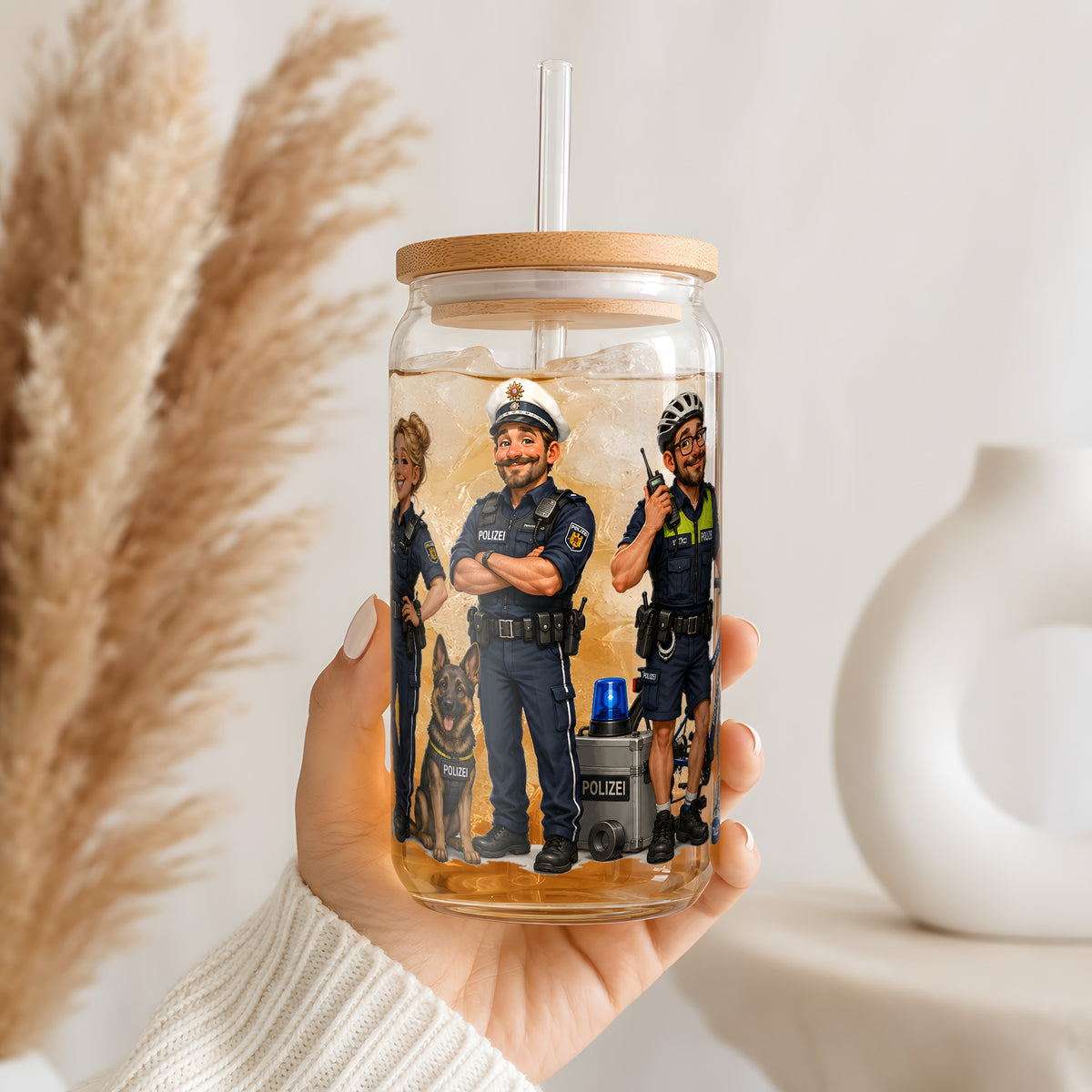 Polizei-Trio im Dienst