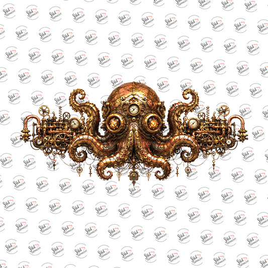 Steampunk-Oktopus