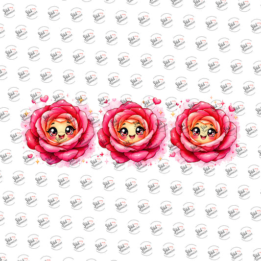 Rosen mit Gesicht