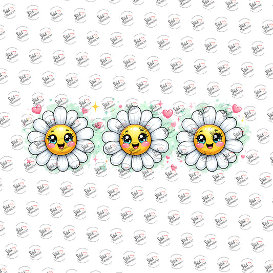 Gänseblümchen mit Gesicht