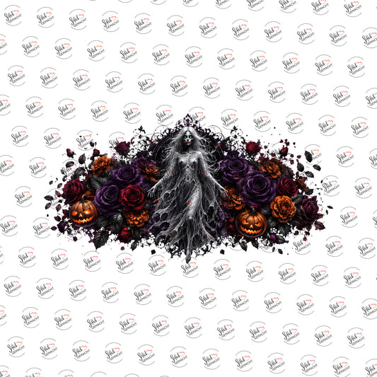 Geisterdame im Blumenmeer