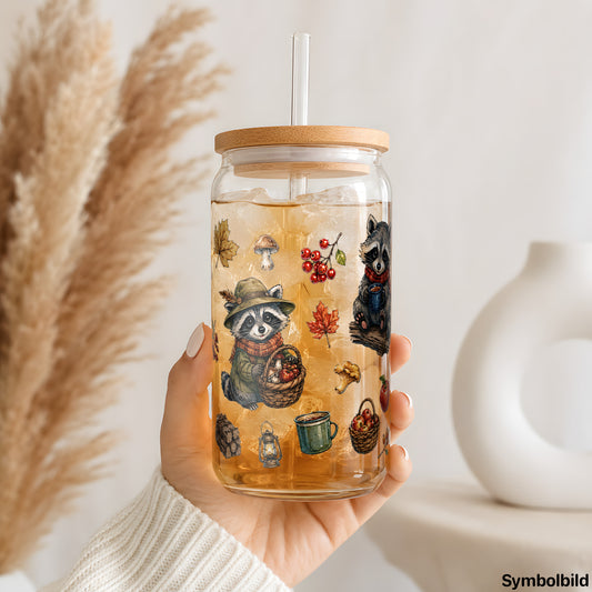 Waschbären im Herbst