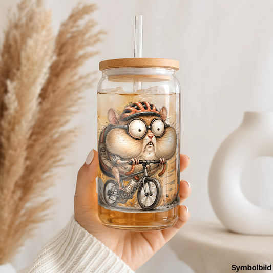 Hamster auf dem Fahrrad