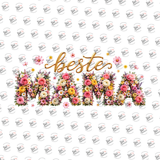 Beste MAMA in Blüten