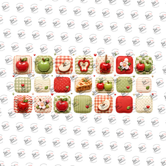 Apfel-Kachelmuster