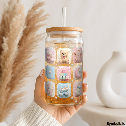 Babymuster in Pastell