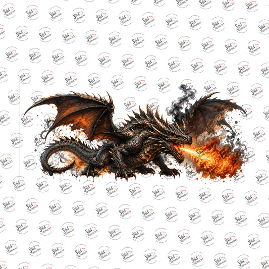 Feuerdrache in Bronze