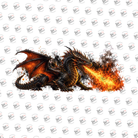 Feuerspeiender Drache