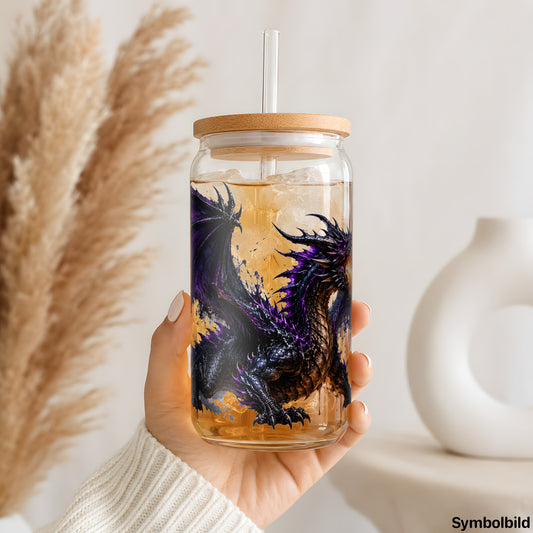 Feuerdrache in Violett