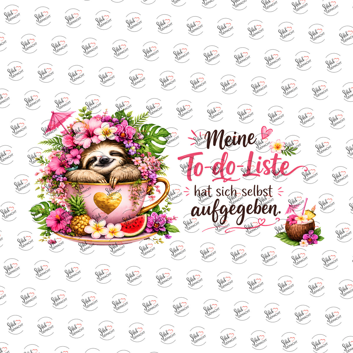 Meine To-do-Liste als UV-DTF Sticker einzeln