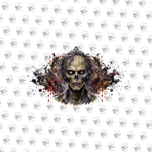 Untoter Blick als UV-DTF Sticker einzeln