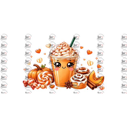 Kleiner Kürbis-Latte zum Liebhaber