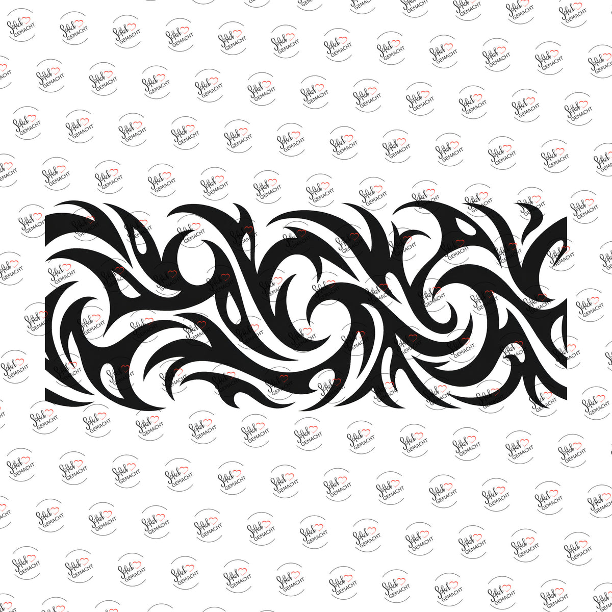 Tribal in schwarz