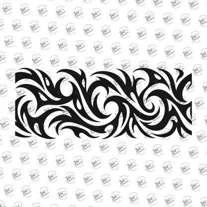 Tribal in schwarz