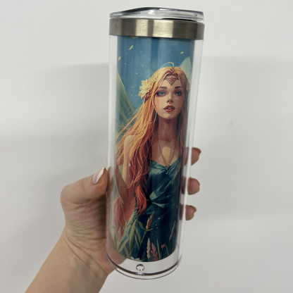 DEIN Sublimations Glitzerbecher | personalisierter Becher mit Wunschmotiv und Glitzer