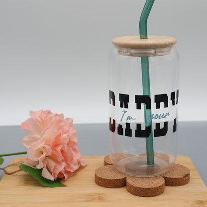 I´m your Daddy | Trinkglas 500 ml | Strohhalm + Deckel